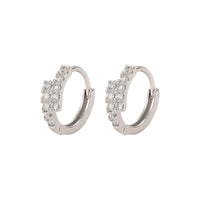 Small Diamond Ear Clip Female Light Luxury Minority Commuting Fashion Earrings Christmas Gift Wedding Jewelry