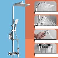 Gold Chromed Shower System with Bidet Spray: Elevate Your Shower Routine