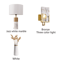 Decorative lighting fixtures with labels for style and color.