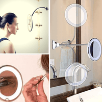 10X Magnifying LED Makeup Mirror: Precise Makeup Application with Natural Daylight