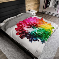 Splash Colour Velveteen Plush Blanket