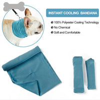 Instant Cooling Pet Bandana Dog Scarf Collar