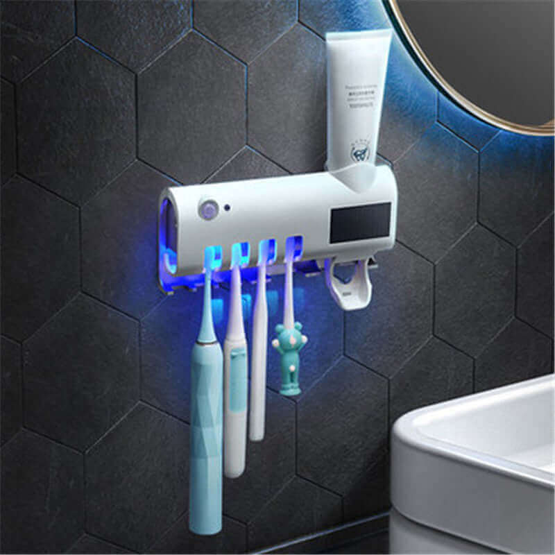 Solar Toothbrush Dispenser Holder