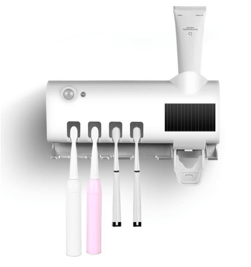 Solar Toothbrush Dispenser Holder
