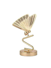 Modern butterfly lamp chandelier with gold finish, perfect for living room, bedroom, bedside, staircase, hall, and restaurant indoor decor.