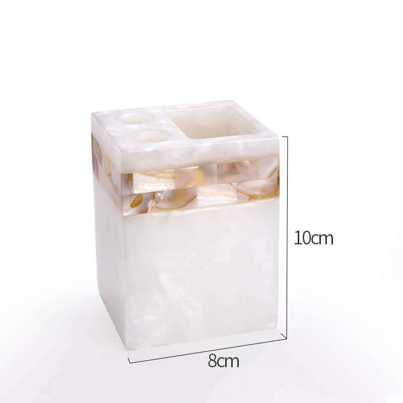 Light Luxury Shell Bathroom Decoration Accessories Set: Elevate Your Bathroom Décor