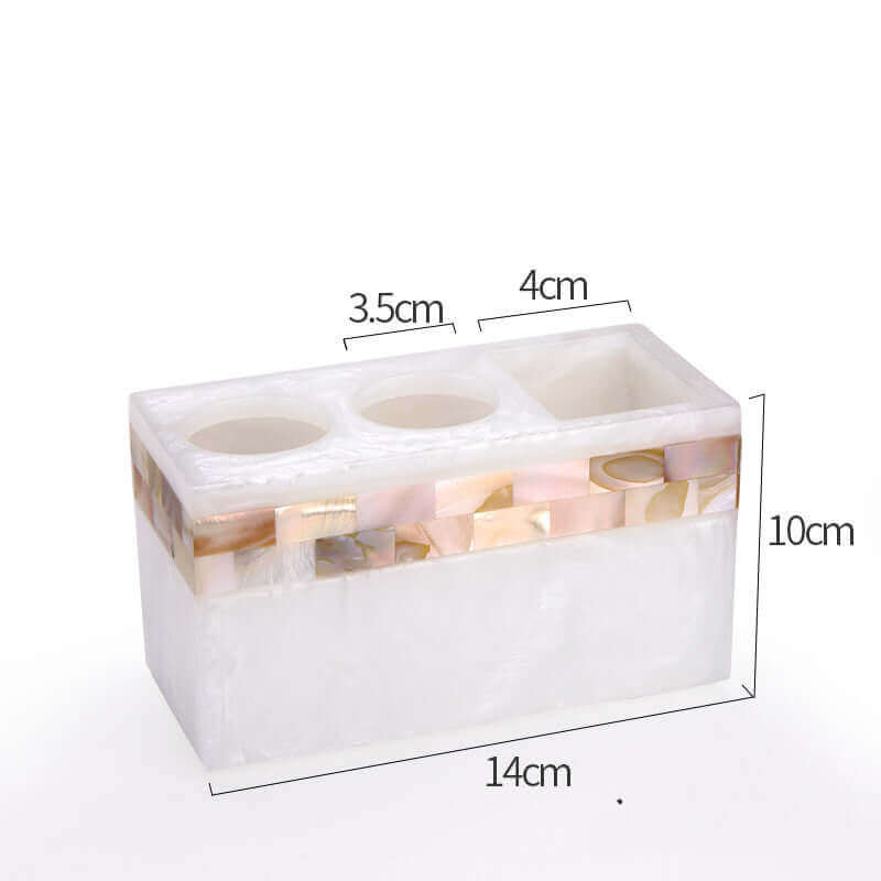 Light Luxury Shell Bathroom Decoration Accessories Set: Elevate Your Bathroom Décor