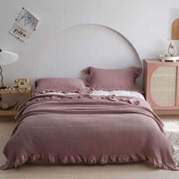 Waffle Plaid Blankets for Bed Sofa Throws Cotton Yarn Towel Blanket for Kids Adult Summer Air Conditioning Quilt Bedspread