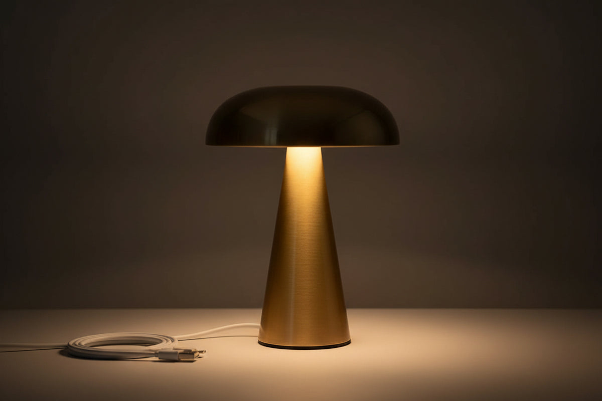 LED Mushroom Table Lamp