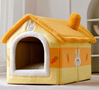 Foldable Self-Warming Pet Nest for Cats and Dogs