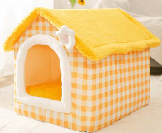 Foldable Self-Warming Pet Nest for Cats and Dogs