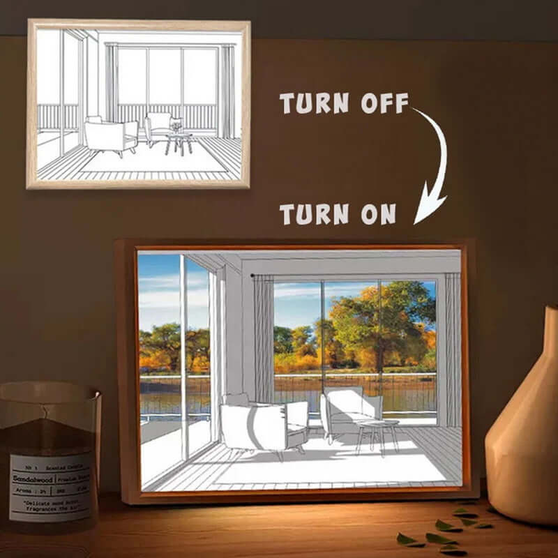 LED Decorative Bedside Painting