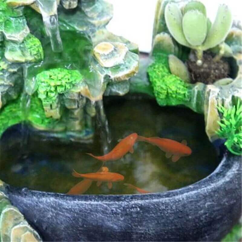 Indoor Tabletop Waterfall Fountain: Tranquil Sounds for Home & Mind