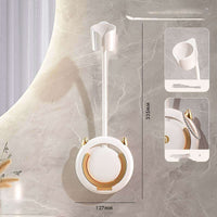 Declutter Your Bathroom: Hair Dryer Shelf Wall Hanging Organizer