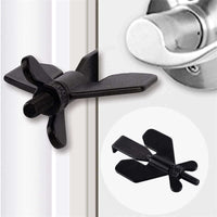 Portable hotel door lock for travel self-defense and safety use.