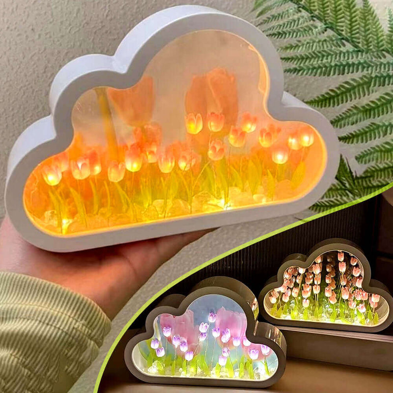 Tulpenwolke Nachtlampe DIY Material