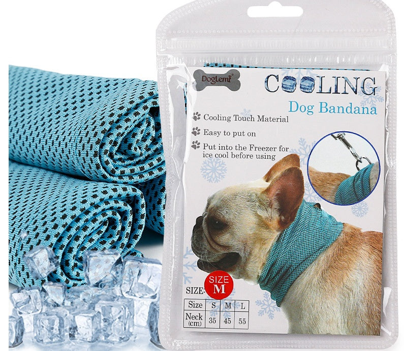Instant Cooling Pet Bandana Dog Scarf Collar