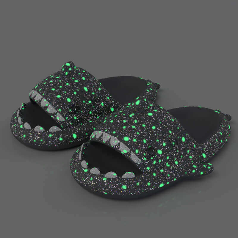 Glowing Shark Flip-Flops: Illuminate Your Bathroom with Fun and Safety