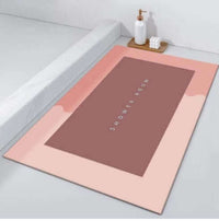 Diatom Mud Soft  Diatomaceous Earth Absorbent Foot Mat