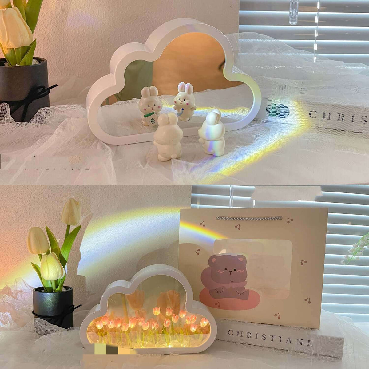 Tulip Cloud Night Lamp DIY Material
