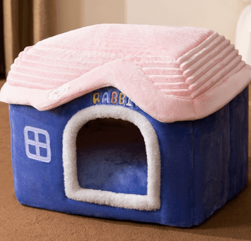 Foldable Self-Warming Pet Nest for Cats and Dogs