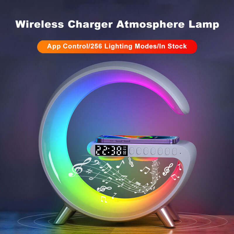 Intelligent LED Lamp Bluetooth Speake Wireless Charger