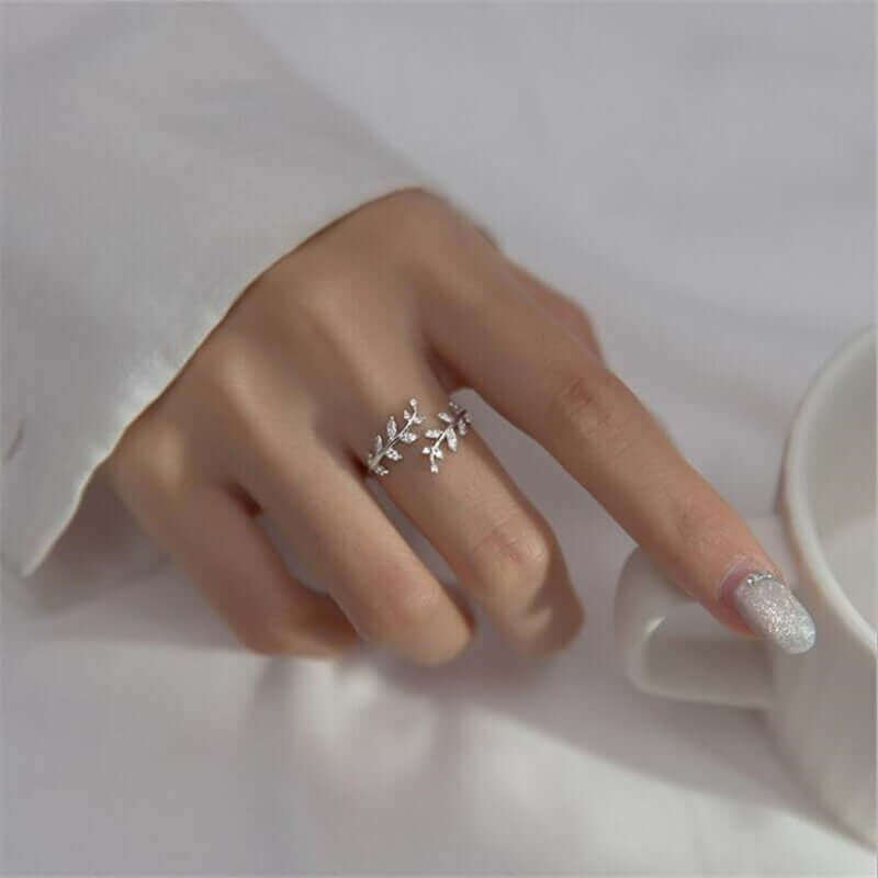Bague Branche Pour Femme Mode Printemps Été Bijoux