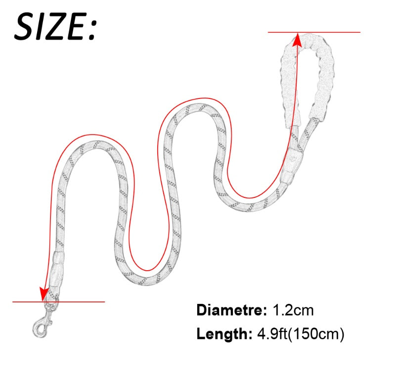Reflective Dog Leash Nylon Pet Dog Leash