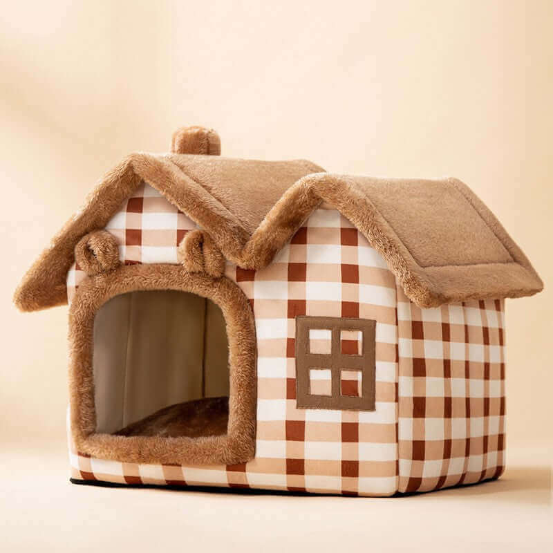 Foldable Self-Warming Pet Nest for Cats and Dogs