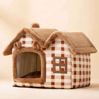 Foldable Self-Warming Pet Nest for Cats and Dogs