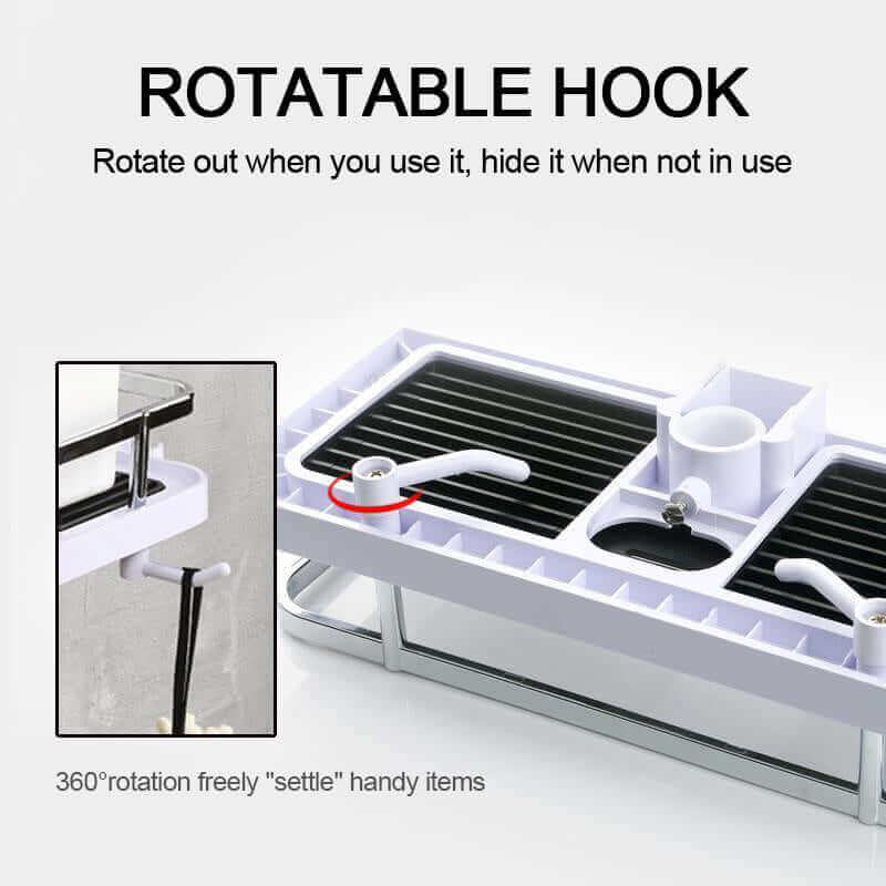 Shower Bar Rack: Sleek and Durable Shower Organization
