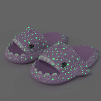 Glowing Shark Flip-Flops: Illuminate Your Bathroom with Fun and Safety