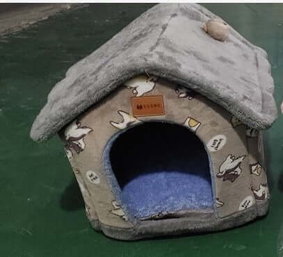 Foldable Self-Warming Pet Nest for Cats and Dogs