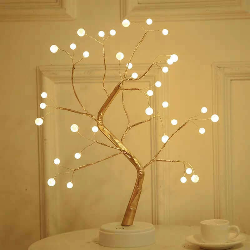 LED Kupferdrahtleuchte - Nordische Wärme für Schlafzimmer &amp; Zuhause 