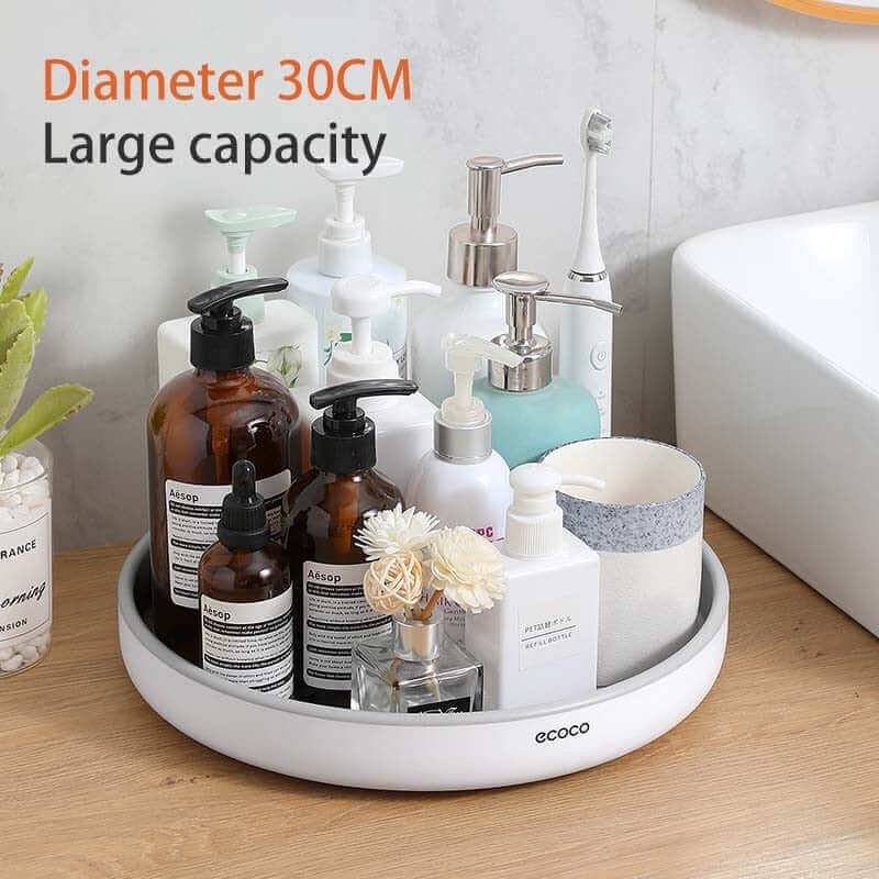 360° Kitchen Spin: Non-Slip Spice & Pantry Organizer (Rotating Shelf)