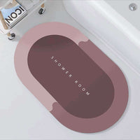 Diatom Mud Soft  Diatomaceous Earth Absorbent Foot Mat