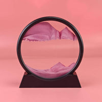 3D Dynamic Quicksand Art Orb - Mesmerizing Motion in Glass