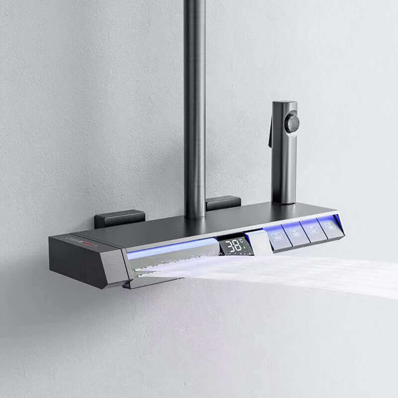 Bathroom Shower Set Thermostat Digital Display With Ambient Light: Upgrade Your Shower Experience