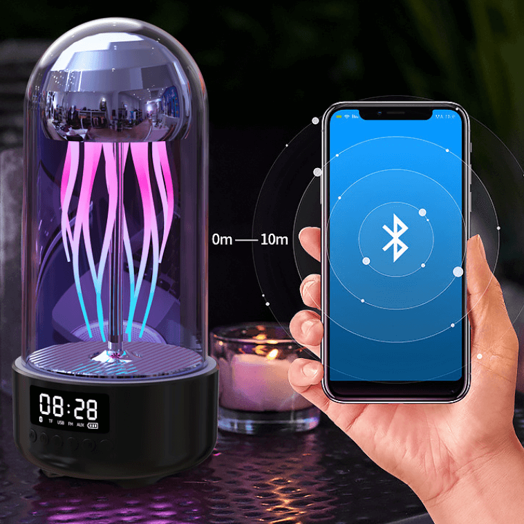 Smart Jellyfish Lamp With Decoration Bluetooth Speaker
