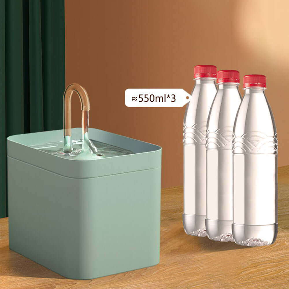 USB Automatic Cat Water Fountain – 3 Modes, 1.5L, Quiet