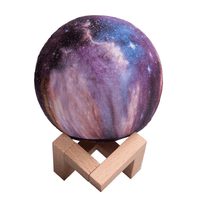 Creative 3D Printing Lunar Light Painting Night Light