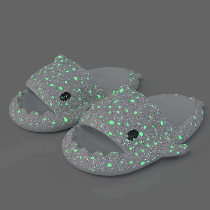 Glowing Shark Flip-Flops: Illuminate Your Bathroom with Fun and Safety