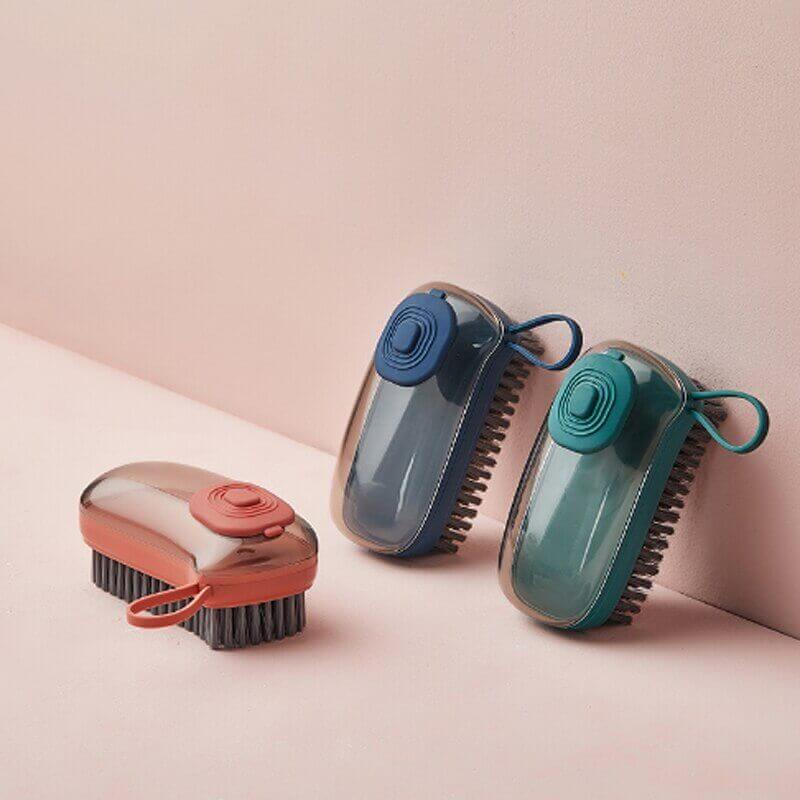 Durable Automatic Liquid Addition Cleaning Brush: Effortless Cleaning with Just One Press