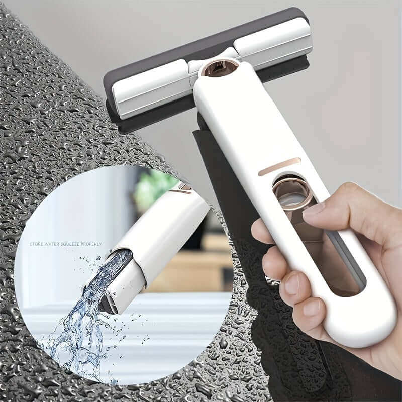 Portable self-squeezing mini mop with lightweight and compact design, perfect for small spaces in the USA.