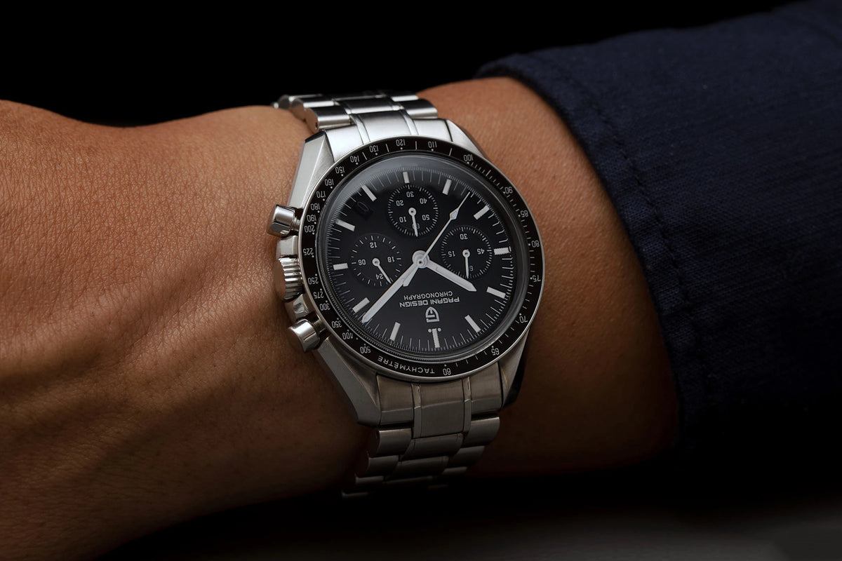 Auto Date Speed Chronograph AR Sapphire Mirror Wrist watch