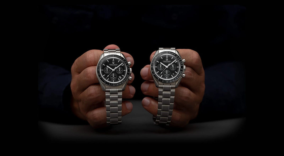 Auto Date Speed Chronograph AR Sapphire Mirror Wrist watch