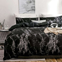 Comfortable Marble Pattern Printed Duvet Cover