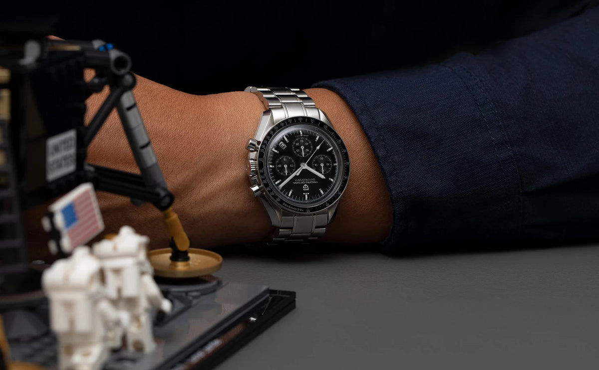 Auto Date Speed Chronograph AR Sapphire Mirror Wrist watch