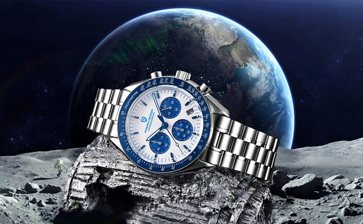 Auto Date Speed Chronograph AR Sapphire Mirror Wrist watch