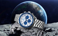 Auto Date Speed Chronograph AR Sapphire Mirror Wrist watch